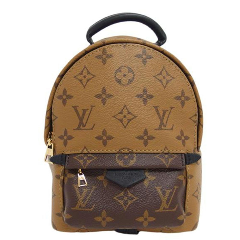 Lv Louis Vuitton Palm Springs Bag Pack Mini Monogram Reverse